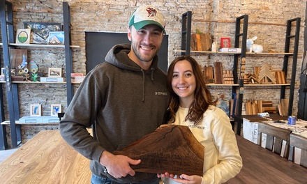 Cribbage Board Workshop: Live-Edge Style for 1 Person - Fisk Avenue Waukesha, Wisconsin