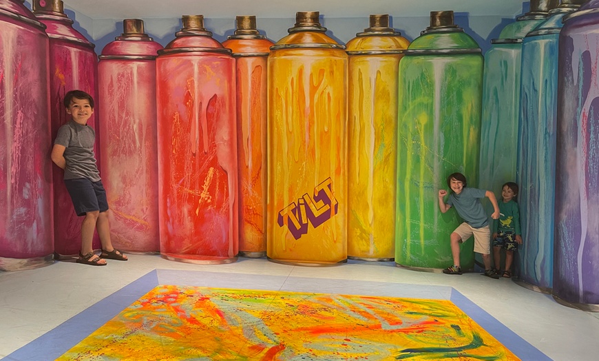 Image 2: Explore 3D Art, Illusions & Rotating Artist Showcases at Tilt Museum