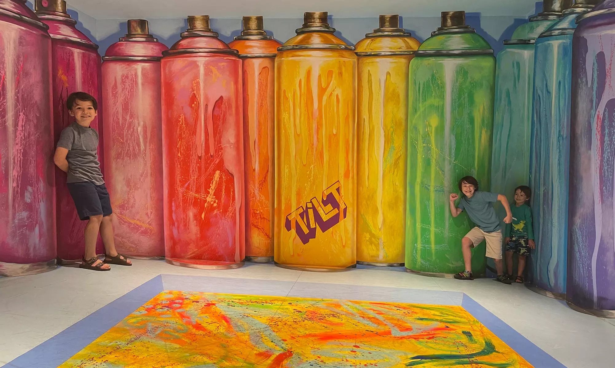 Explore 3D Art, Illusions & Rotating Artist Showcases at Tilt Museum