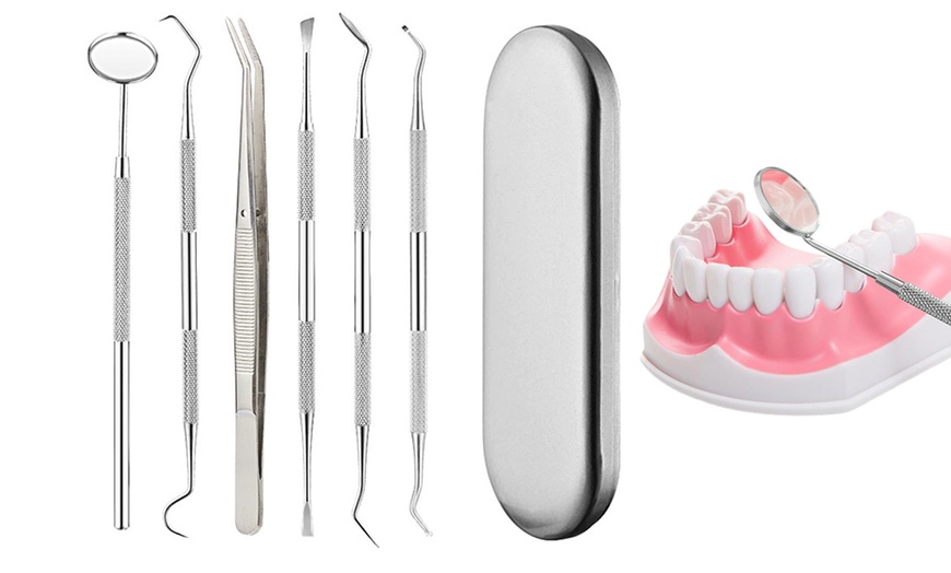 Image 3: 6Pcs Professional Dental Tool Kit