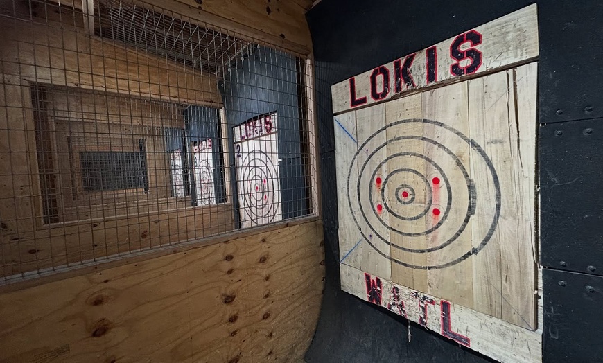 Image 4: Up to 44% Off Indoor Axe Throwing at Loki's Axe Haus