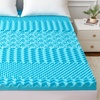 Image 3: Cooling 7-Zone Memory Foam Mattress Topper