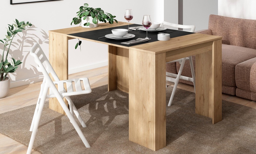 Image 32: Extendable Console Table for 6 people or up to 14 people