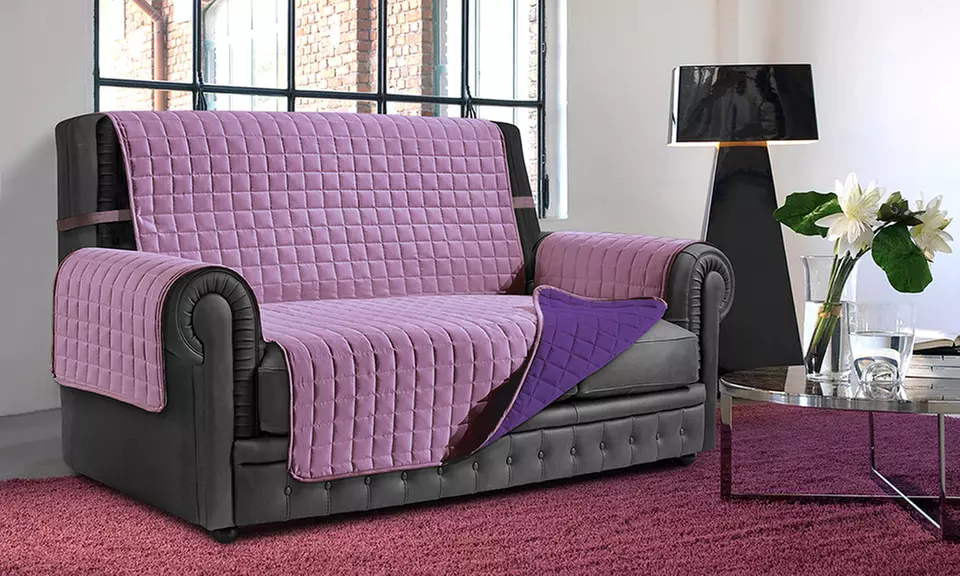 Housse de canapé matelassée anti-taches