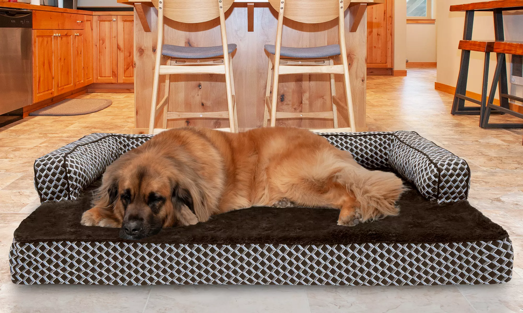 Memory Foam Cooling Gel Dog Bed Groupon Goods