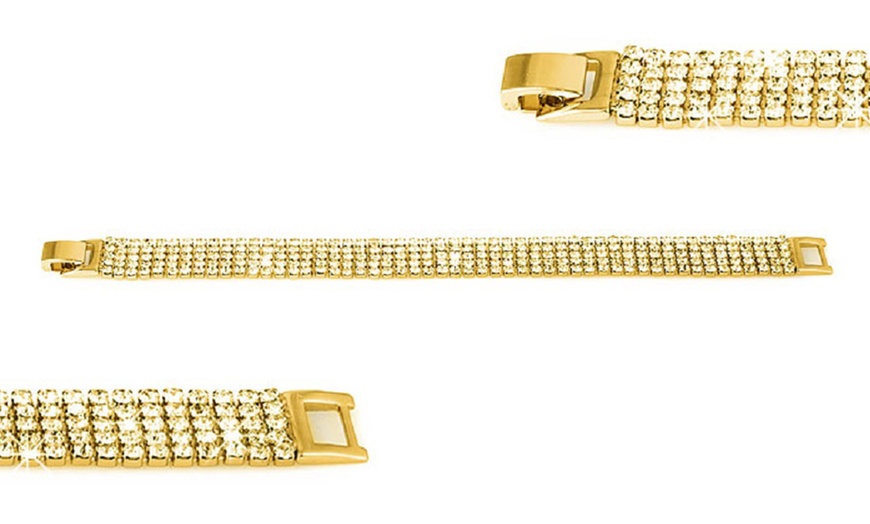 Image 3: Bracciale tennis pavè