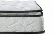 Sommier tapissier avec tissu doublé de mousse, lattes flexibles, matelas en option, Sampur, livraison offerte - Second Medium