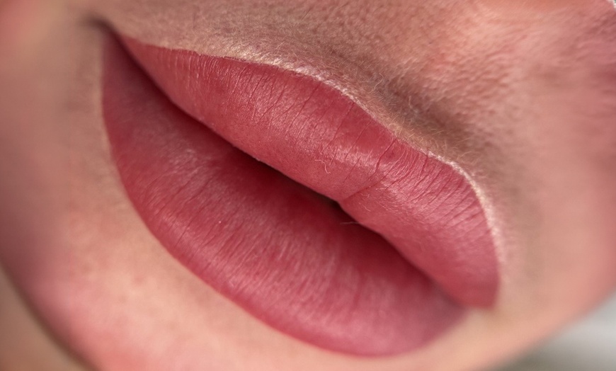 Image 7: Permanent Makeup: Soft Powder Brows or Natural Lip Blush (2.5-4.5 Hrs)