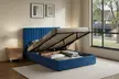 Belgravia Velvet Upholstered Gas Lift Ottoman Bed Frame - Image 4