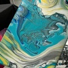 Image 1: Fluid Art Date Night: Create a Masterpiece Together 