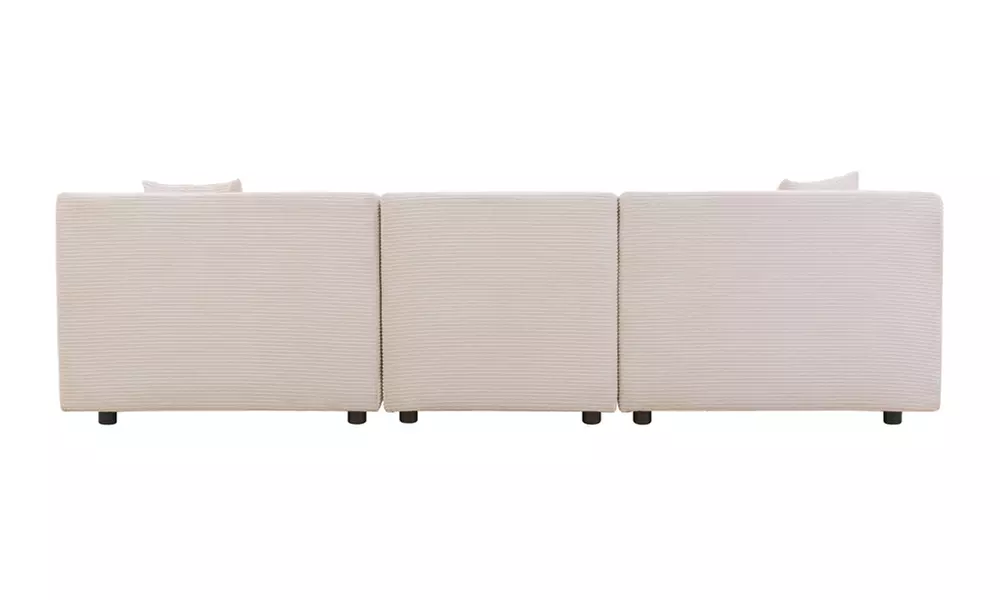 Canapé modulable Kocoon 3 places avec son pouf