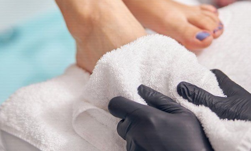 Image 1: Manicure and Pedicure at Pink Line Spa