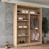 Image 8: Slidingwardrobe4u Bali Sliding Wardrobe with Curved Mirror