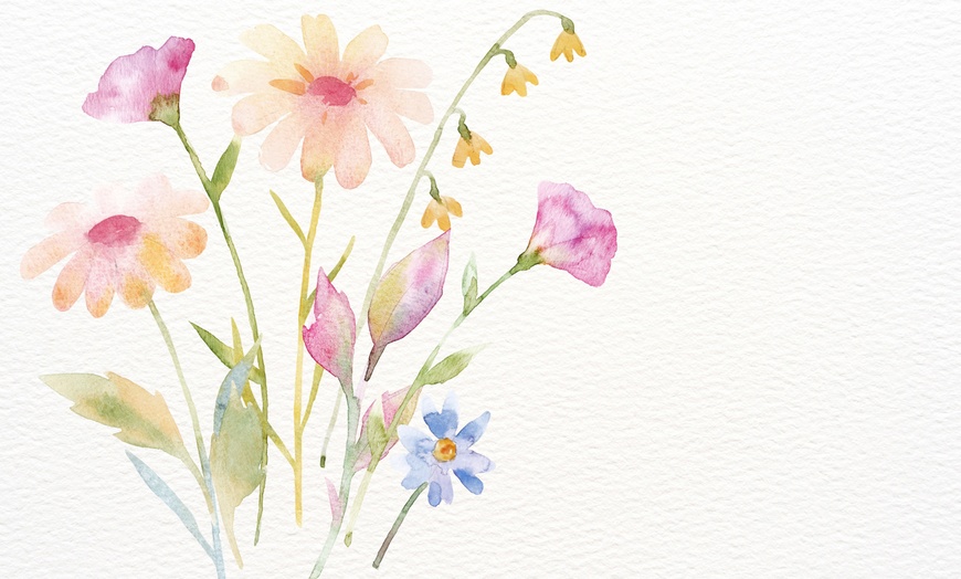 Image 2: Explore Adults Watercolour Botanicals in 4 Fun Lessons for One or Two