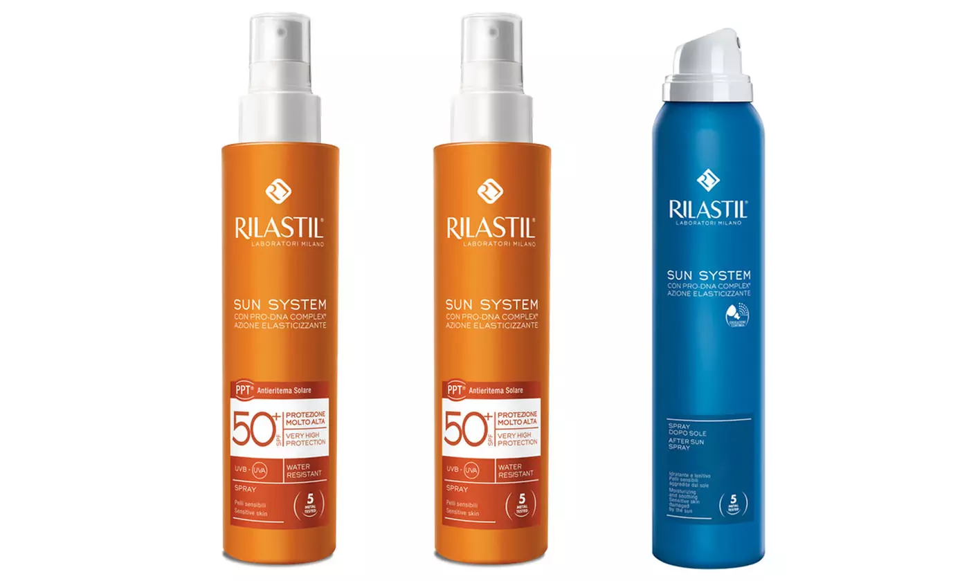 Creme solari corpo e viso Rilastil,