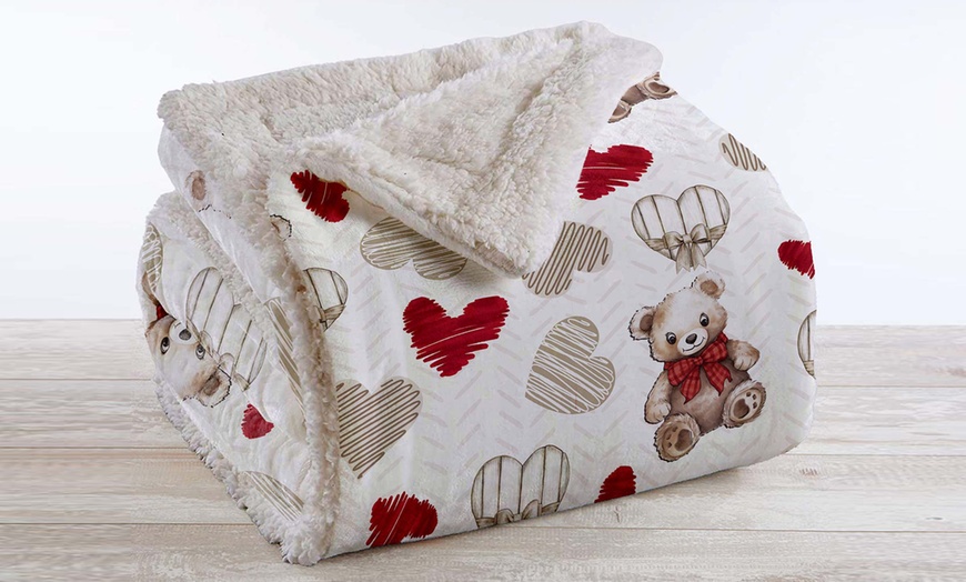 Image 15: Sherpa-Kuscheldecke