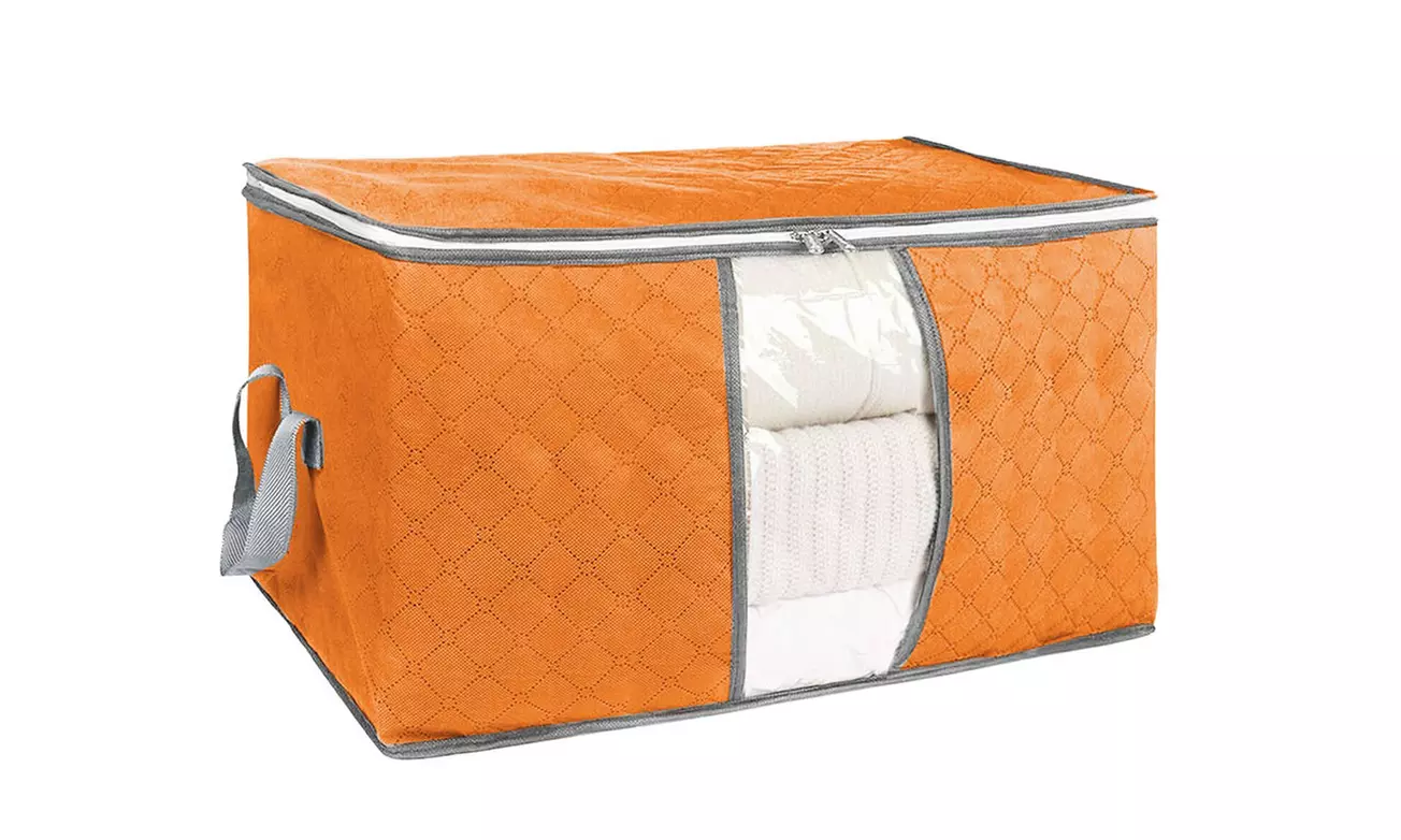 Non-Woven Clothes Storage Under-Bed Bins Foldable Closet Organizer Containers