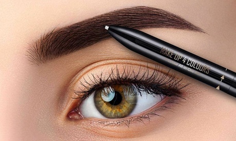 Fino a 4 matite multicolore per sopracciglia con effetto naturale impermeabile