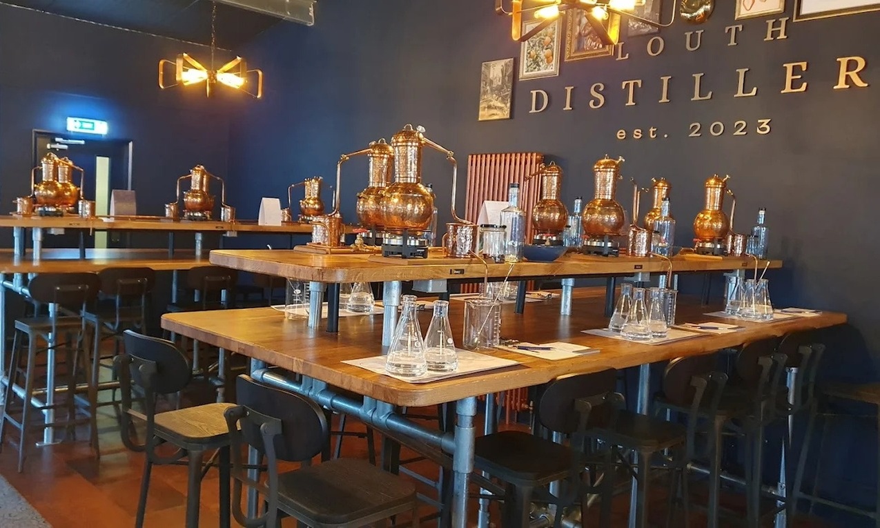 Gin & Rum Distillery Tour for Up to Four at Louth Distillery