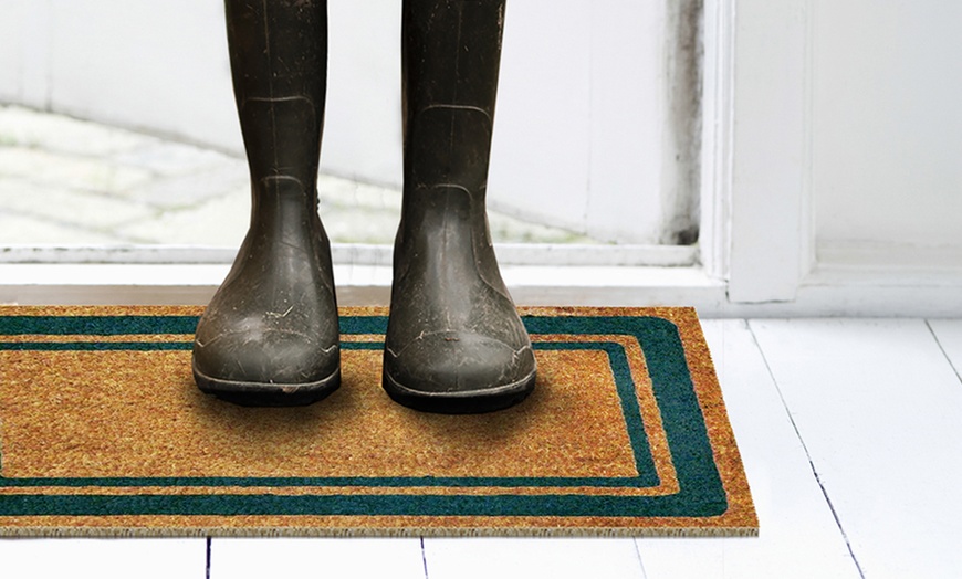 Image 3: Antislip deurmat van kokosvezel