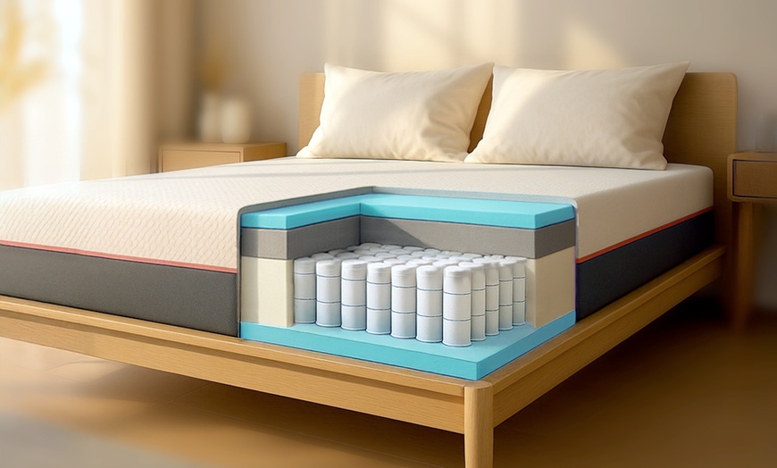 Image 2: Materasso a molle insacchettate e memory Breeze