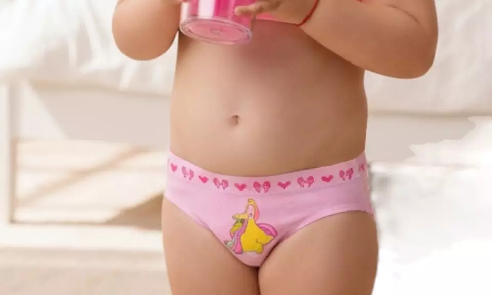 Girl's 6/12 Multi-Pack Of Solid Color Bikini Princess Panty Briefs