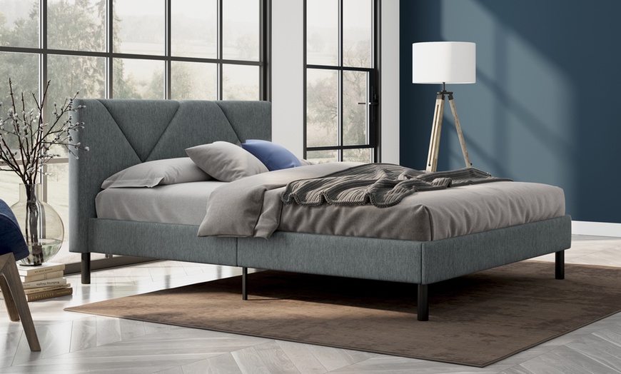 Image 19: Gepolsterter Bettrahmen 
