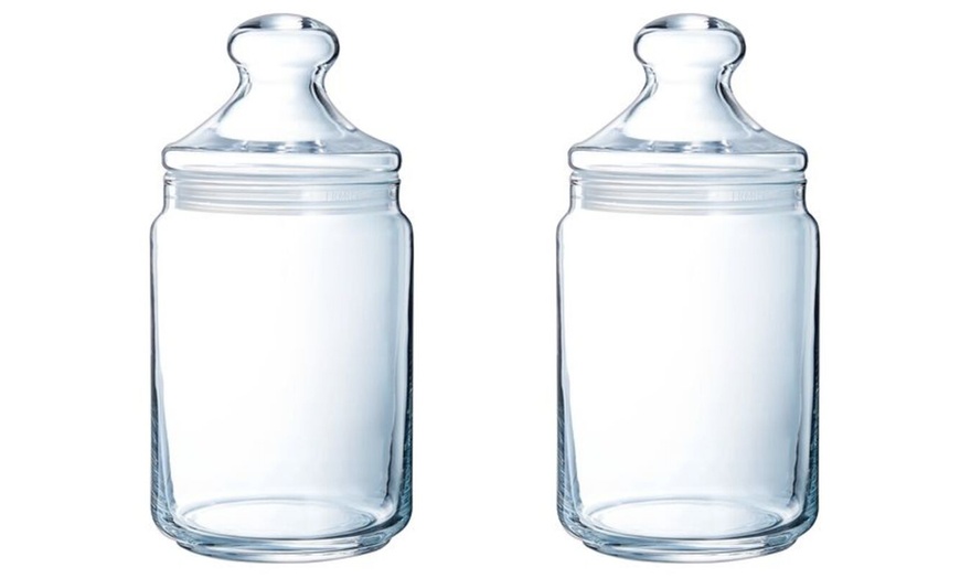 Image 6: Luminarc Glass Storage Jar Set