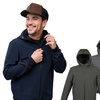 Image 1: Giacca Uomo Softshell Impermeabile Traspirante 3000 mm con Cappuccio