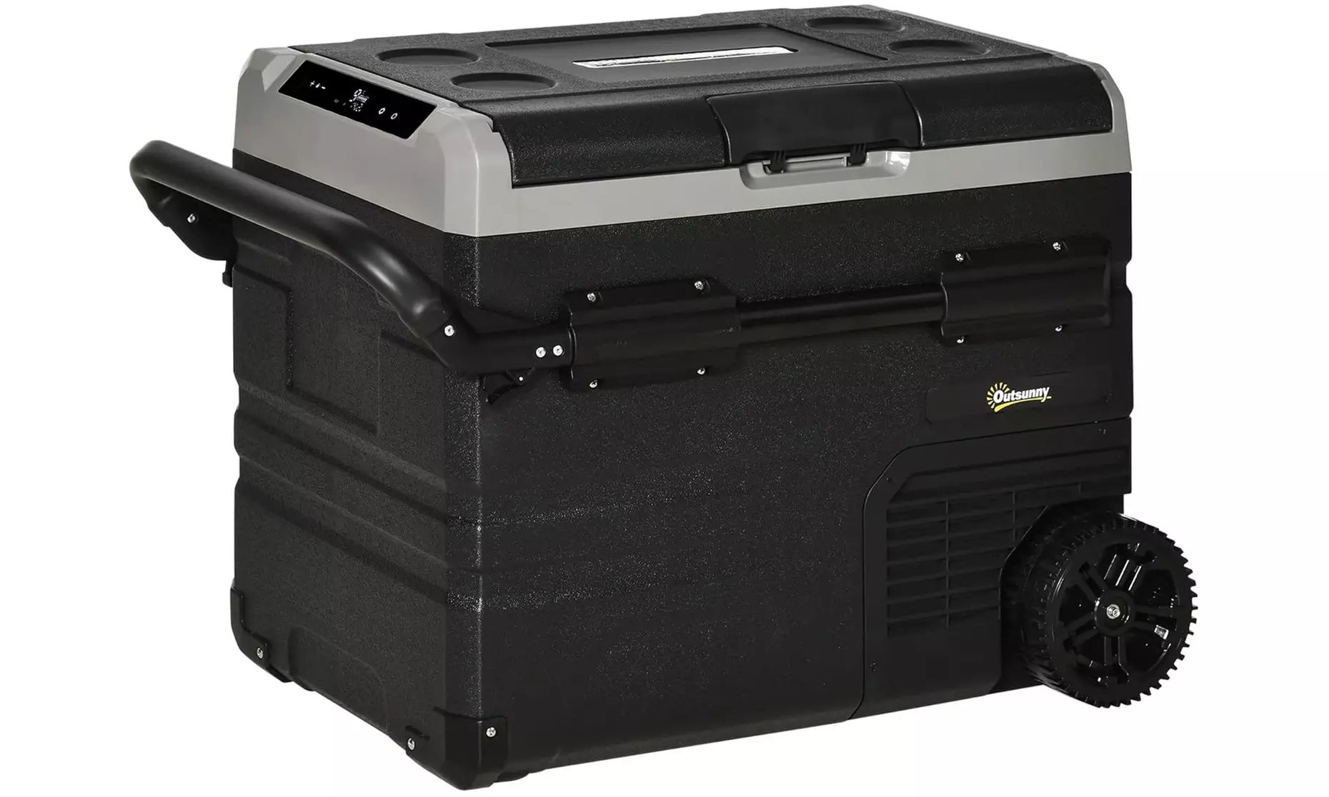 Outsunny 50L Car Refrigerator, Portable with Rapid Cooling Feature