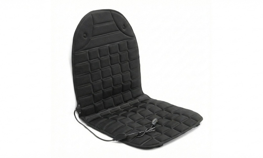 Image 6: Housse de siège auto chauffante universelle avec 2 niveaux de chauffe