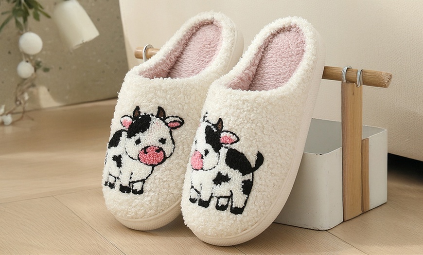 Image 12: Pet-Themed Holiday Slippers