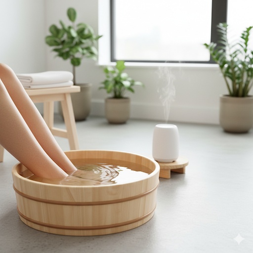 Experience ionic foot detox for cleansing and relaxation