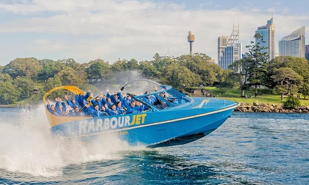 Thrilling 30-Min Harbour Jet Boat Ride with High-Speed Spins