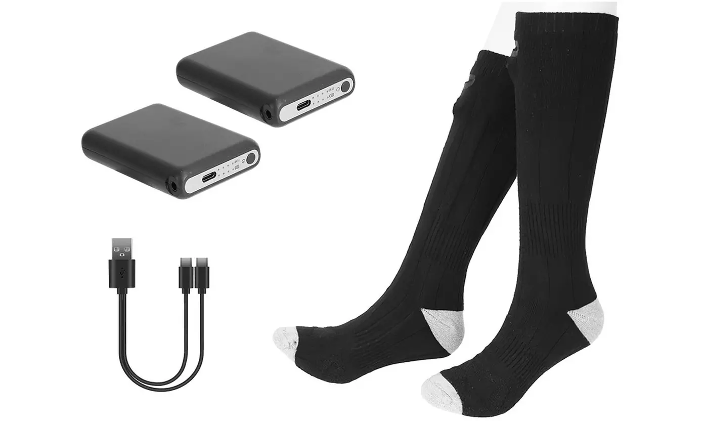 iMounTEK Thermal Battery-Powered Electric Heated Socks - Power Supply INCLUDED