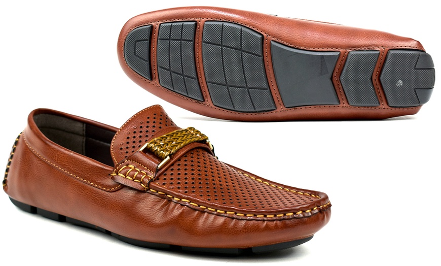 Image 13: Men's Perforated Loafers