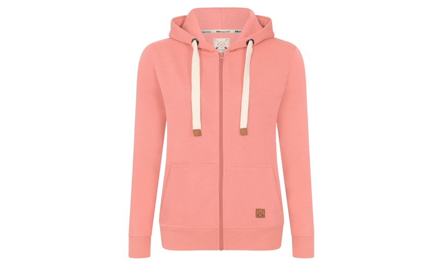 Image 14: Blu Apparel Women's Zipped Hoodie
