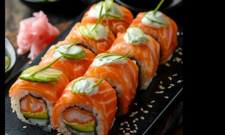 Image 15: Fresh Sushi with traditional Bubble tea Await You at Boba Tigers