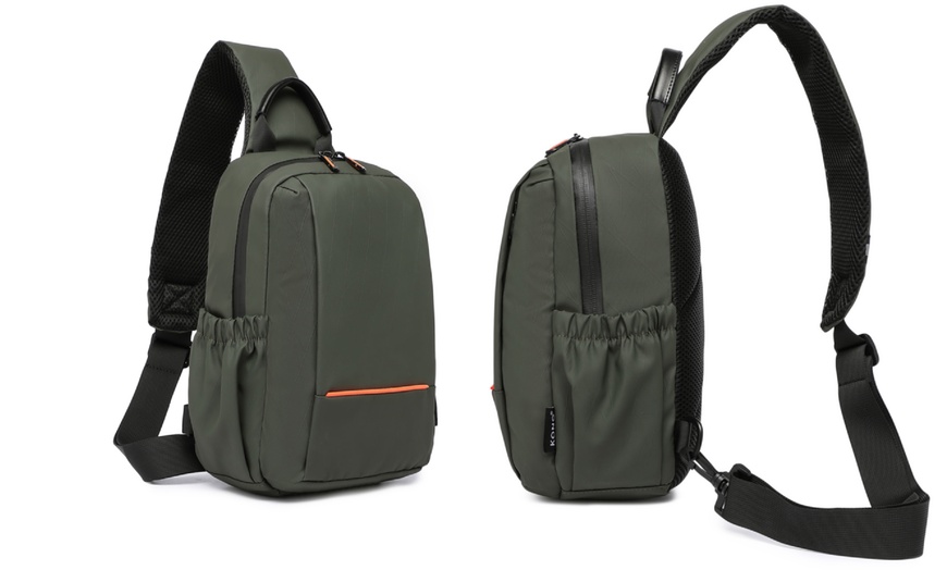 Image 14: Men's Lightweight Dalily Crossbody Bag 