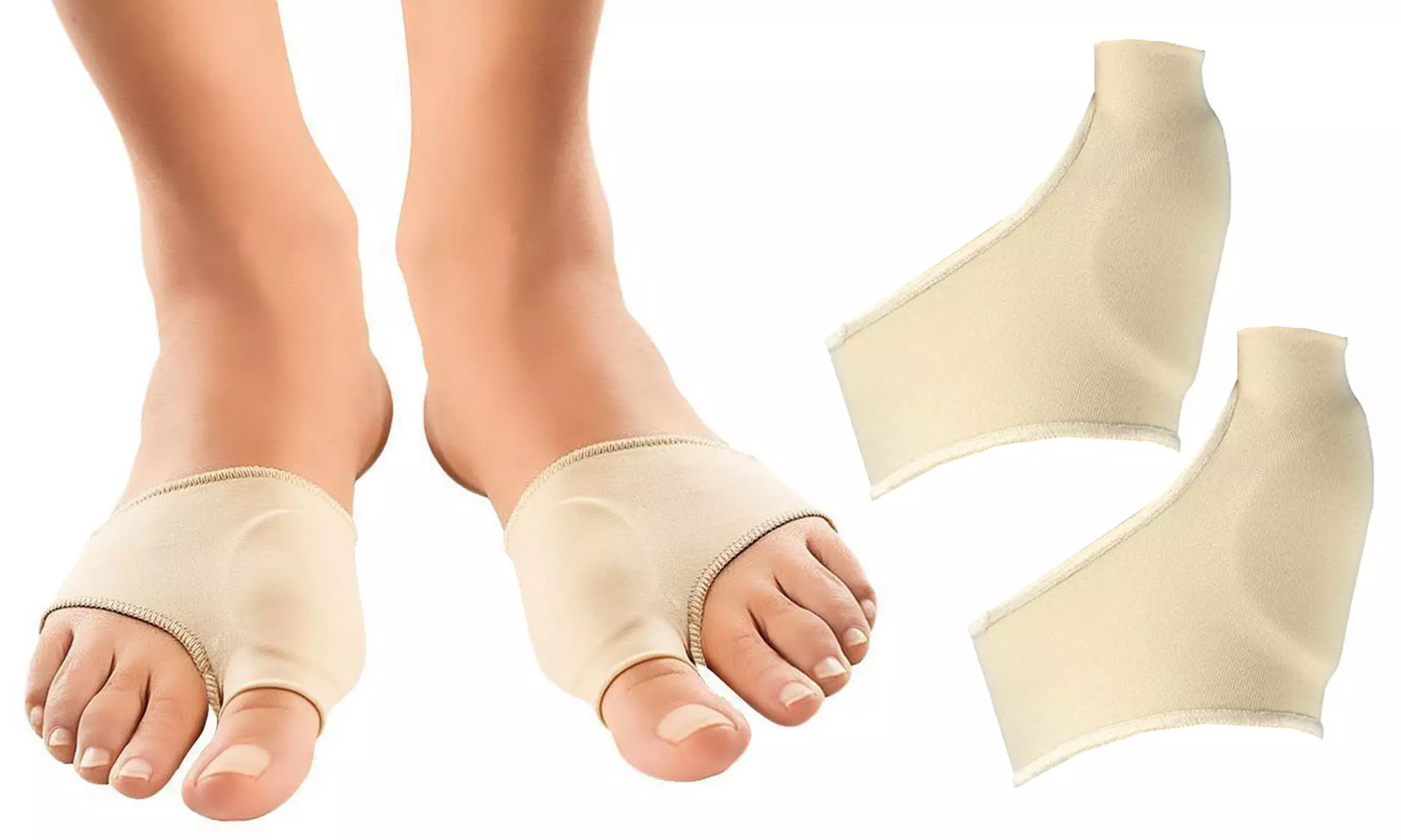 Bunion Relief Sleeve with Gel Cushioning for Hallux Valgus Pain (1 Pair) - Primary Image