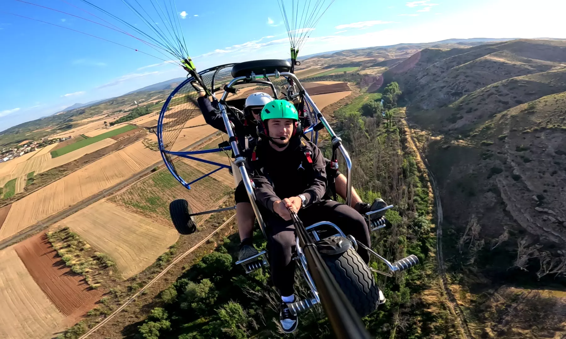 Vuelo en paramotor de 20 minutos para 1 o 2 personas con fotos