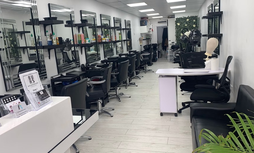 Image 2: Wash Cut and Blow Dry with Optional Hot Oil Treatment