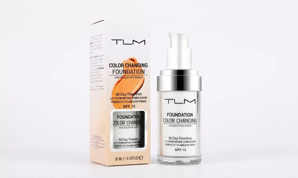 Kleurveranderende foundation van 30 ml. van het merk TLM