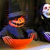 Image 1: Outsunny Animated Halloween Skeleton Candy Dish