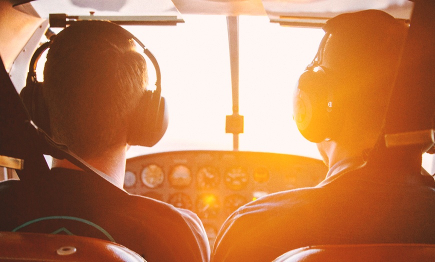 Image 1: 30 Minute or 1 Hour Takeoffs, Landings & Maneuvers