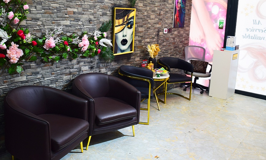 Image 6: Classic/Gel Mani-Pedi, Extensions or Russian Nail Services