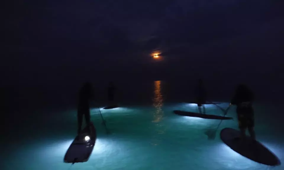 One-Hour Night SUP with Lights for One or Two at SUPGirlz (Up to 25% Off) - Second Medium