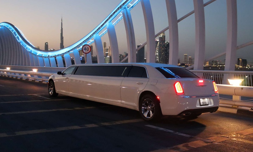 Image 4: Limousine Rental with Private Chauffeur for One/Two Hours w/ Beverages