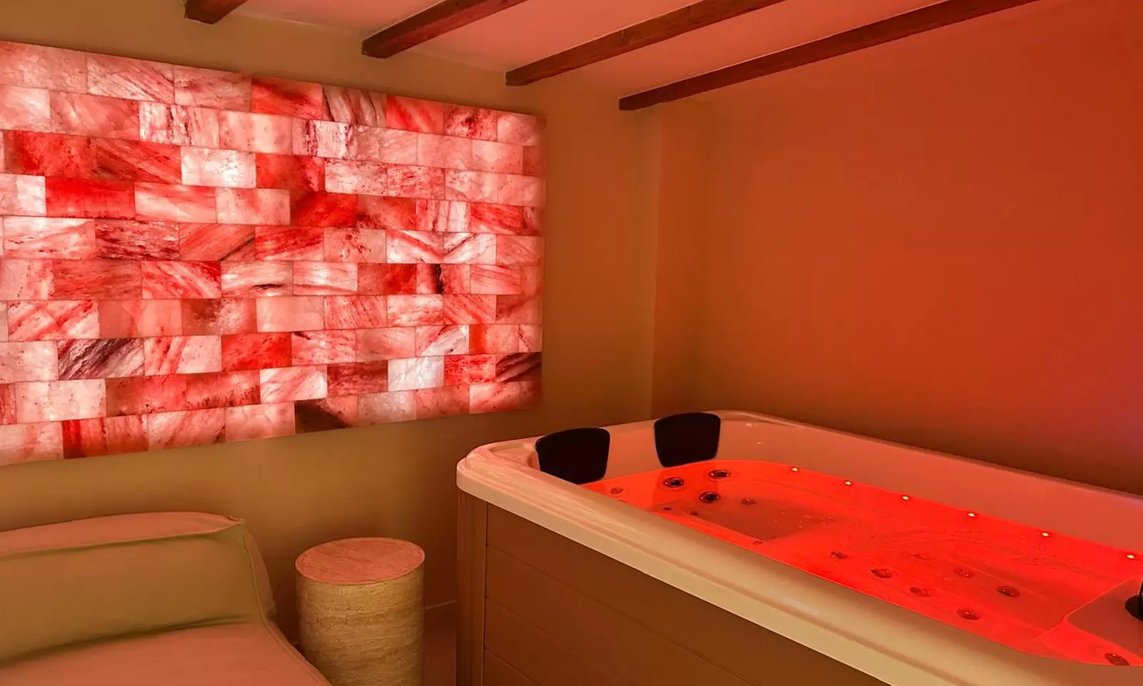 Circuito spa para 1 o 2 personas con masaje y bebida de cortesía