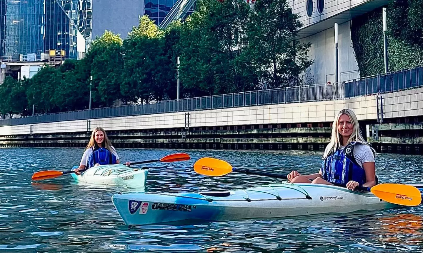 Chicago River Sunset or Architectural Kayaking Tour with Kayak Chicago